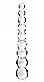 Icicles No 2 Glass Anal Beads Clear